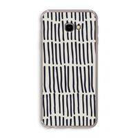 Moroccan stripes: Samsung Galaxy J4 Plus Transparant Hoesje Moroccan stripes: Samsung Galaxy J4 Plus Transparant Hoesje