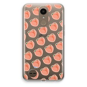 Just peachy: LG K10 (2017) Transparant Hoesje