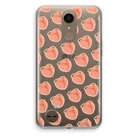 Just peachy: LG K10 (2017) Transparant Hoesje