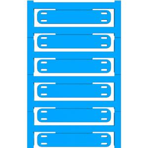 Weidmüller 2602730000 SFX-DT 11/60 MC NE BL Apparaatmarkering Markeringsvlak: 11 x 44 mm Blauw Aantal markeringen: 60 60 stuk(s)