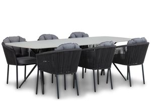 Santika Novita/Valerio 240 cm dining tuinset 7-delig