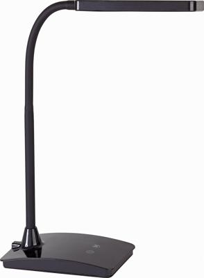 MAULpearly bureaulamp, LED, op voet, color vario, dimbaar, zwart