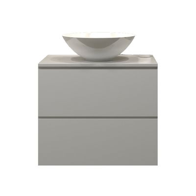 Badkamermeubelset Gliss Hermes 60 cm Hoogglans Wit Met Waskom