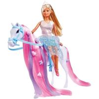 Simba - Steffi Love Princess and Horse - Modelpop 29cm - Jurk + Tiara - Inclusief kappersaccessoires