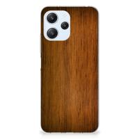 Xiaomi Redmi 12 4G | Bumper Hoesje | Donker Hout