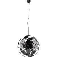 LED Hanglamp Mat Zwart - 6-lichts Rond Design - E14 Fitting