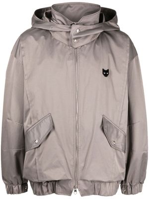 ZZERO BY SONGZIO veste Field à capuche détachable - Gris