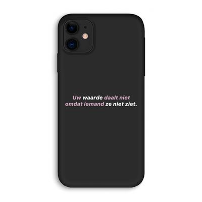 uw waarde daalt niet: iPhone 11 Biologisch afbreekbaar hoesje