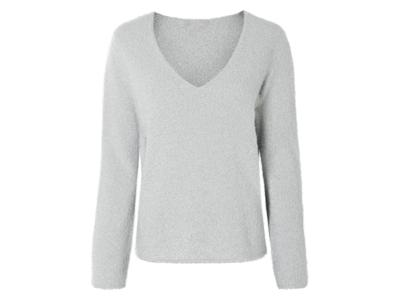 esmara Gebreide dames trui (S (36/38), Zilver)