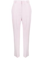 Alexander McQueen pantalon fuselé à taille haute - Rose