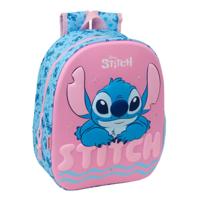 Schoolrugzak Lilo & Stitch Roze Licht Blauw 27 x 33 x 10 cm