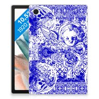 Tablet BackCover Samsung Galaxy Tab A8 2021/2022 Angel Skull Blauw - thumbnail