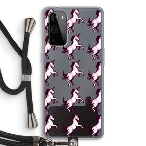 Musketon Unicorn: OnePlus 9 Pro Transparant Hoesje met koord