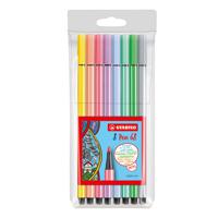 Stabilo Pen 68 Pastel Viltstiften, 8st.