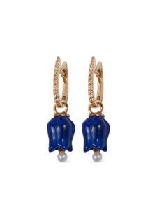 Annoushka boucles d'oreilles pendantes en or 18ct ornées de lapis-lazuli