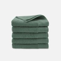 Walra Soft Cotton Handdoeken 60 x 110 cm - 550 gr/m² - Legergroen - 5 stuks
