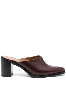 Claudie Pierlot mules en cuir 70 mm - Marron