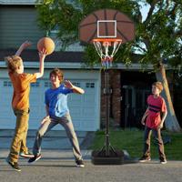 172-200 cm in Hoogte Verstelbare Basketbalring voor Kinderen Draagbare Basketbalstandaard Onbreekbaar Backboard Stabiele Opvulbare Basis