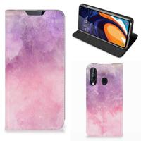Bookcase Samsung Galaxy A60 Pink Purple Paint