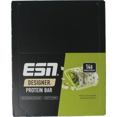 ESN white chocolate pista bar 45g