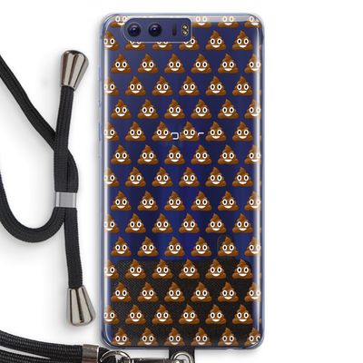 Poop emoji: Honor 9 Transparant Hoesje met koord