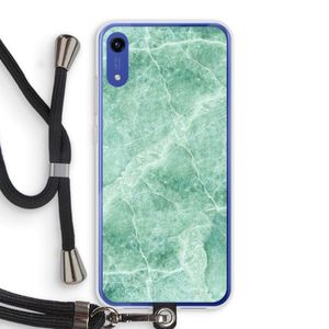 Groen marmer: Honor Play 8A Transparant Hoesje met koord