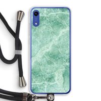 Groen marmer: Honor Play 8A Transparant Hoesje met koord