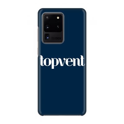 Topvent Navy: Volledig geprint Samsung Galaxy S20 Ultra Hoesje