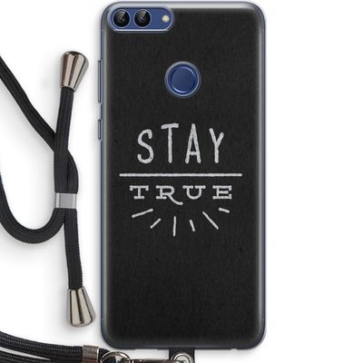 Stay true: Huawei P Smart (2018) Transparant Hoesje met koord