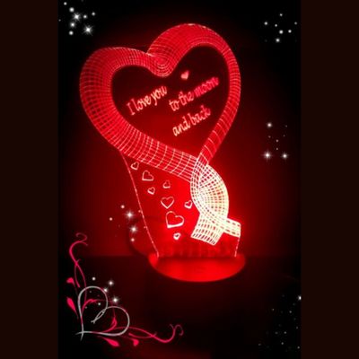 3D LED LAMP - HART VAN LINT - Ontwerp-zelf.nl