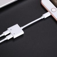 JOYROOM S-M403 ben Series Apple Dual Lightning adapter lengte: 1 2 m (wit)
