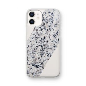 Gespikkelde marmer: iPhone 12 mini Transparant Hoesje