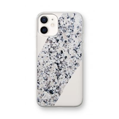 Gespikkelde marmer: iPhone 12 mini Transparant Hoesje