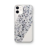 Gespikkelde marmer: iPhone 12 mini Transparant Hoesje