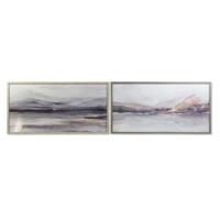 Canvas DKD Home Decor Kristal polyestyreen Canvas 124 x 4,5 x 64 cm