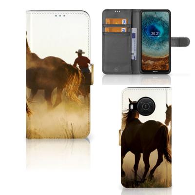 Nokia X10 | Nokia X20 | Telefoonhoesje | Met pasjeshouder | Design Cowboy