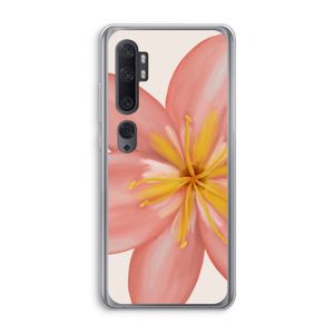 Pink Ellila Flower: Xiaomi Mi Note 10 Transparant Hoesje