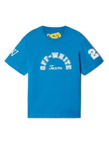 Off-White Kids t-shirt Team 23 en coton - Bleu