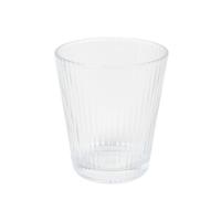 Drinkglas lines clear 335ml Ø9x10cm 6st