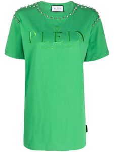 Philipp Plein t-shirt à ornements en cristal - Vert