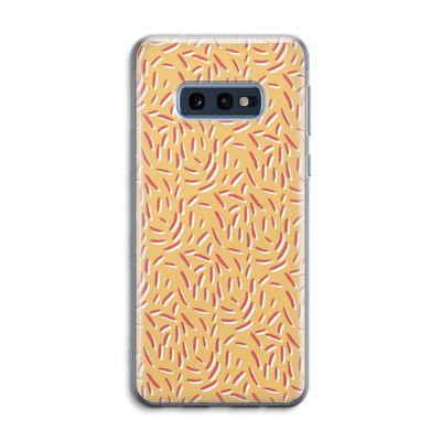 Camouflage: Samsung Galaxy S10e Transparant Hoesje