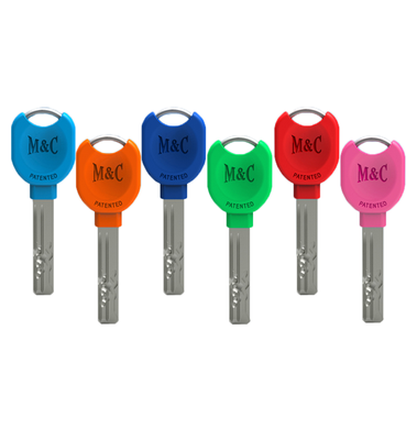 M&C Color sleutel nabestellen - met certificaat en beperkte voorraad ronde kleuren