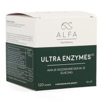 Nutrifarma Alfa Ultra Enzymes Voedingssupplement Spijsvertering 120 Vcaps