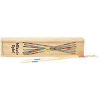 Speelgoed mikado spel - 31-delig - 18 cm - hout - behendigheidsspel - spelletjes