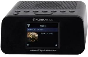 Albrecht DR 450 Hybride radio Zwart