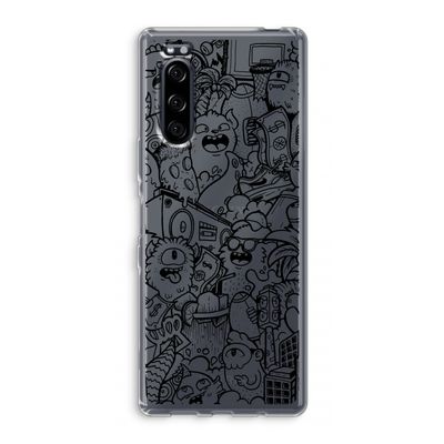Vexx Black City : Sony Xperia 5 Transparant Hoesje