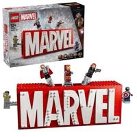 LEGO Marvel 76313 MARVEL-logo en zijn superhelden - Avengers-bouwspel voor 12-jarigen