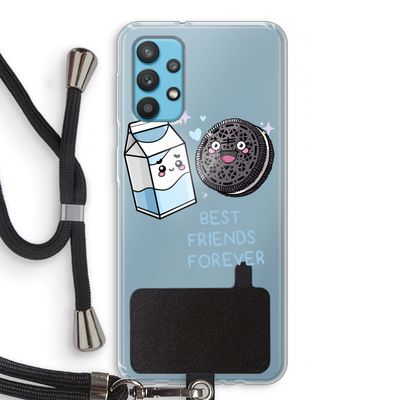 Best Friend Forever: Samsung Galaxy A32 4G Transparant Hoesje met koord