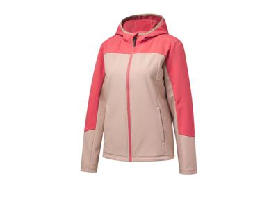 CRIVIT Dames thermo softshelljas (S (36/38), Beige/rood)