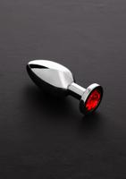 Jeweled Butt Plug RED - Medium